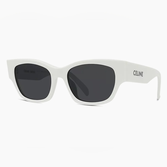 CELINE π₯ NWT π₯ 54MM White Rectangular Sunglasses. NEVER USED! Perfect! - Picture 13 of 16